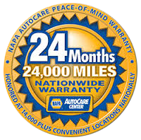 24 Months / 24,000 Miles Nationwide Warranty badge